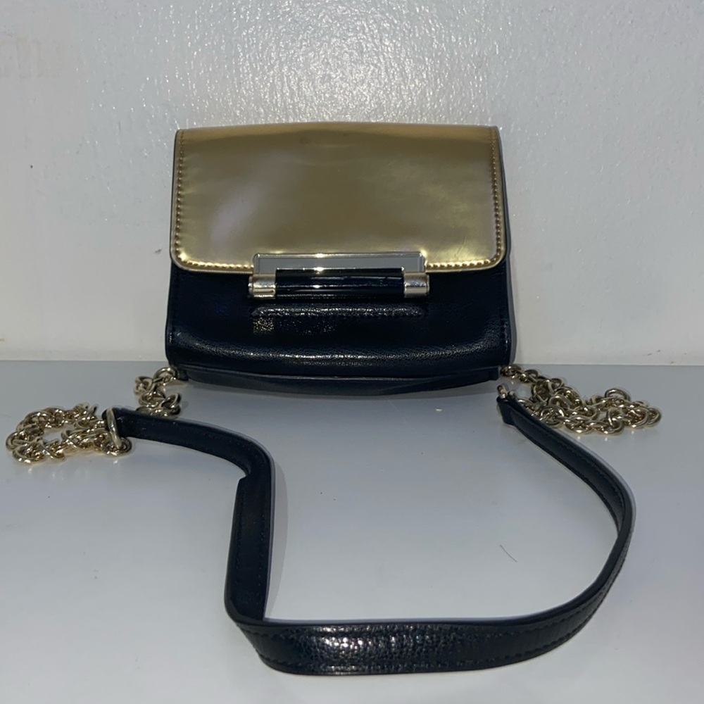 DVF Micro Mini Metallic Crossbody Purse